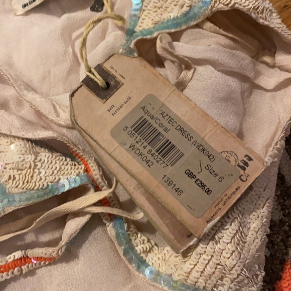 All Saints Spitalfields Aztec Sequin Dress - Picture 6 of 10